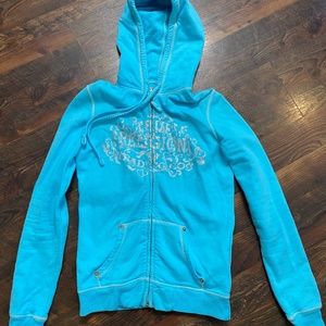 **SOLD!! True Religion Zip Up Hoodie